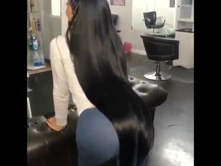 long haired brunette with a huge ass, non-porn, boobs, ass, sexy